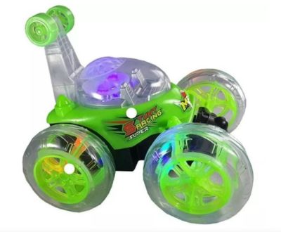 Carrito de acrobacias con giro 360 grados y luces dinamicas