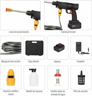 Hidrolavadora Inalambrica de 1 bateria (uso domestico)